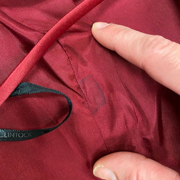 Vintage Jessica McClintock Gunne Sax Ruby Red Gown size 3/4 - Picture 2 of 12